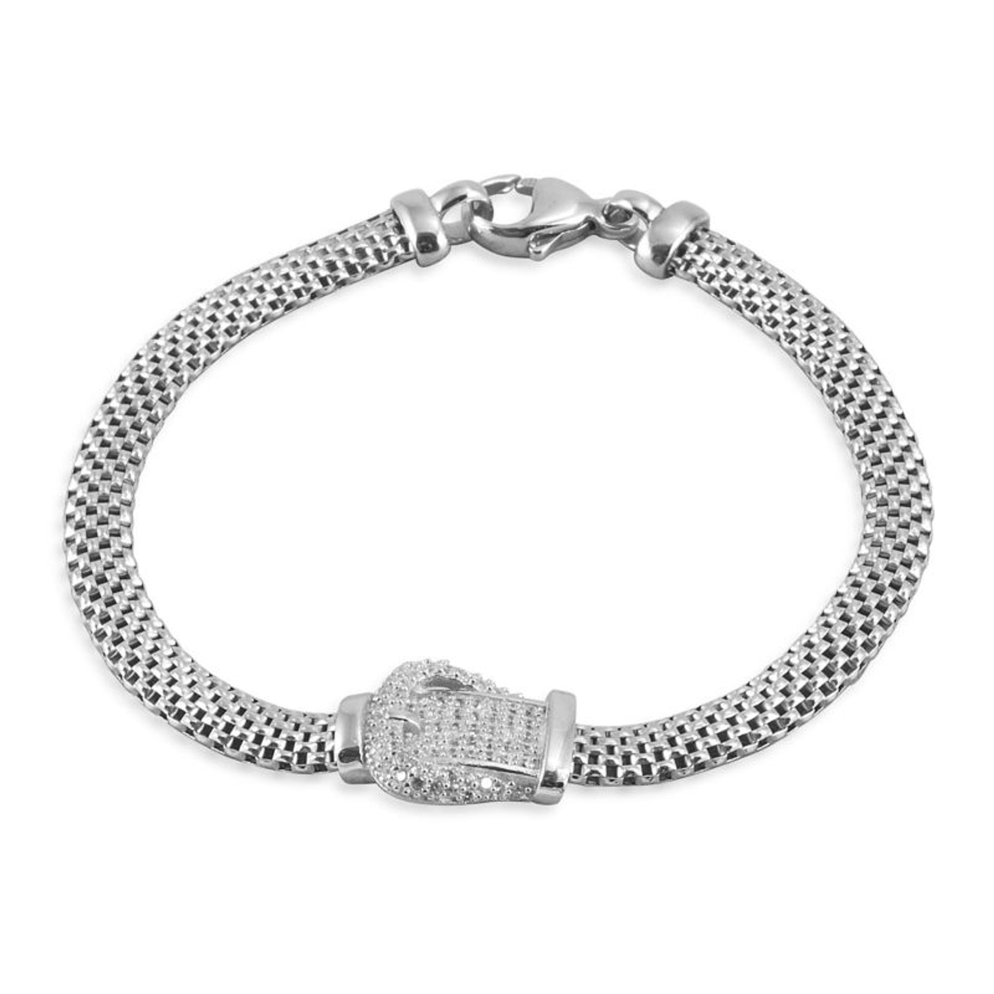 Kelly Herd Mesh Buckle Bracelet