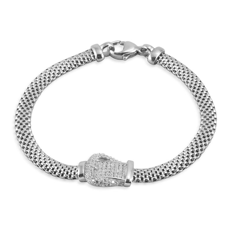 Kelly Herd Mesh Buckle Bracelet