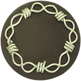 Action Barbwire Concho - Loop Back 1.5 Brn
