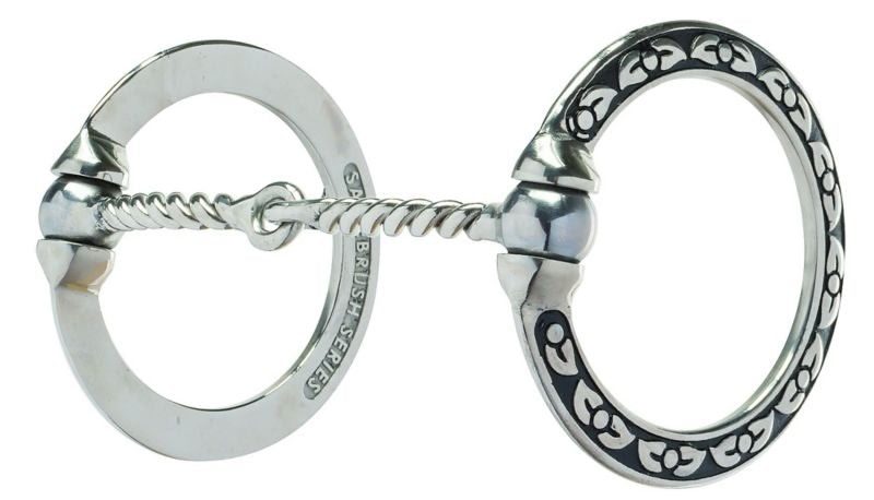 Engraving Sweet Iron Twisted Snaffle Bit 5M 2.75R