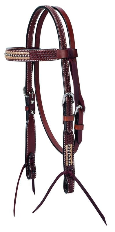 Rawhide Accents Pony Browband Headstall 5/8 Brn