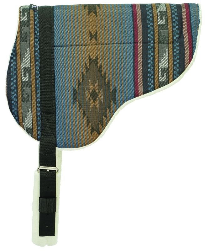Weaver Herculon Fleece Bareback Pad 21x35 Blue