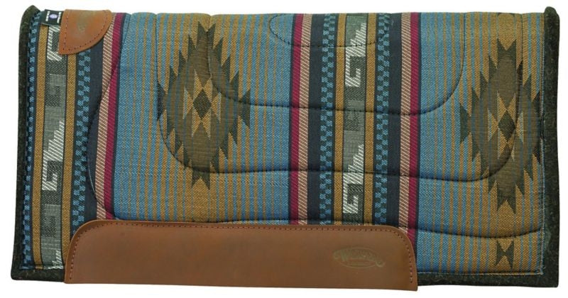 Weaver 30X30 Working Ranch Felt Saddle Pad Blue