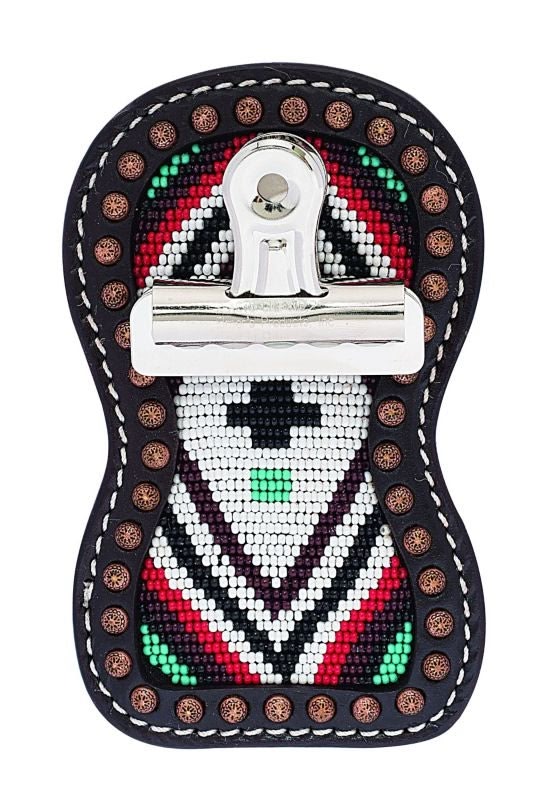 Weaver Diamond Leather Show Number Holder with Clip