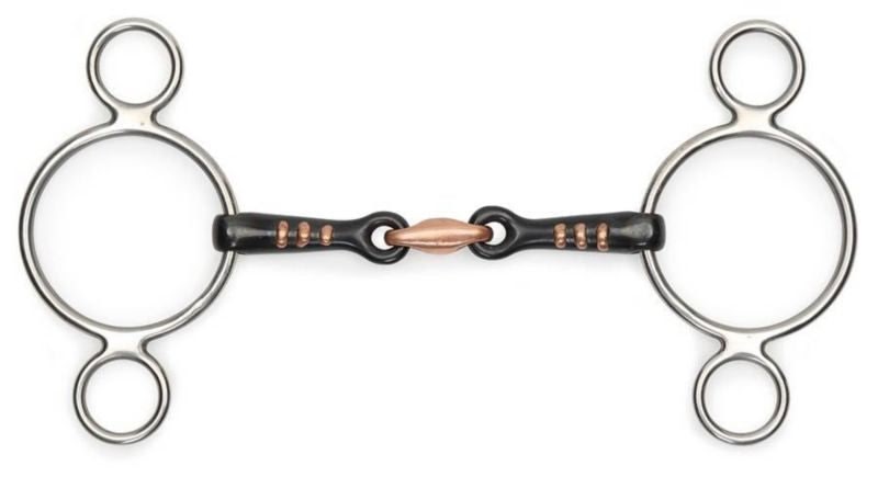 Shires Two Ring Sweet Iron Gag Bit
