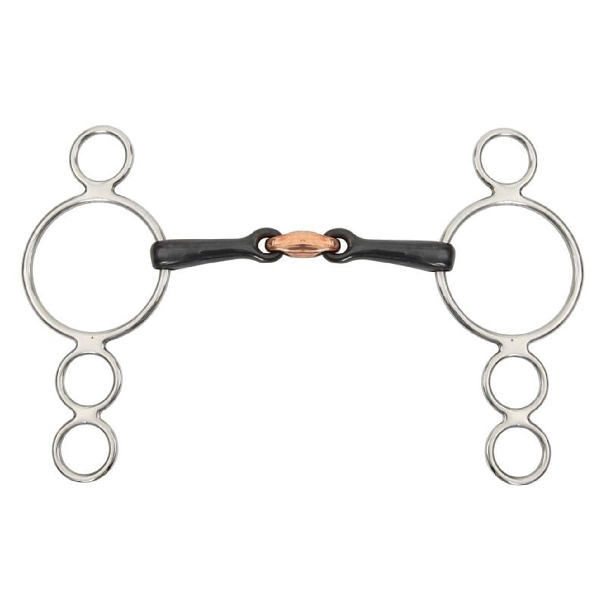 Shires Three Ring Sweet Iron Dutch Gag Bit