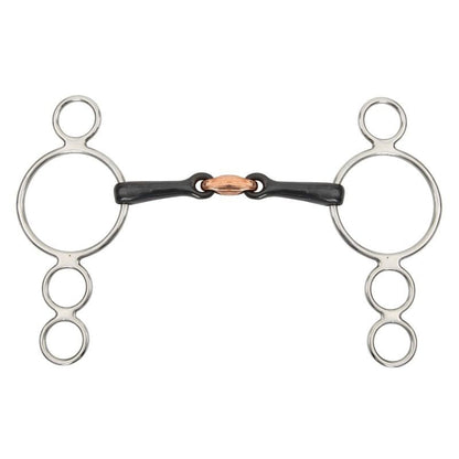 Shires Three Ring Sweet Iron Dutch Gag Bit