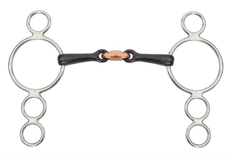 Shires Three Ring Sweet Iron Dutch Gag Bit