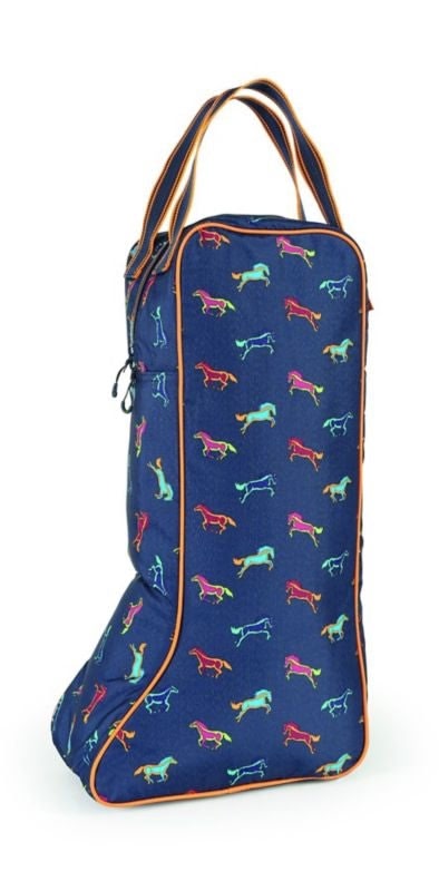 Shires Long Boot Cover Horse Print
