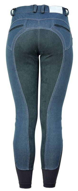 Horseware Ladies Ltd. Edition Denim Breech 34 Teal