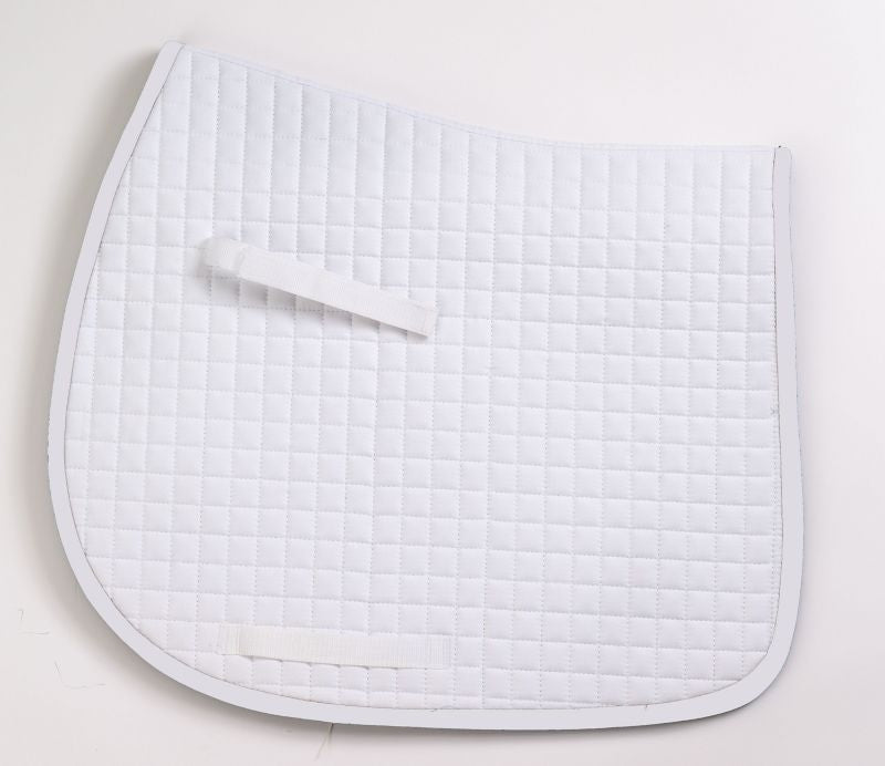 Centaur Imperial X-Large Dressage Pad 25x23 Bk/Wh