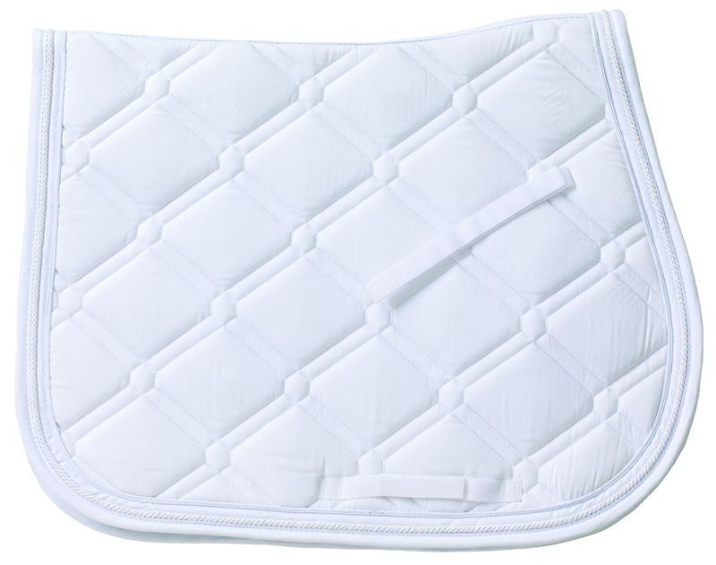Ovation Coolmax Diamonte Dressage Pad 2322 Bk/Wh