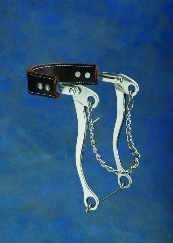 Colorado Saddle Aluminum Flat Noseband Hackamore