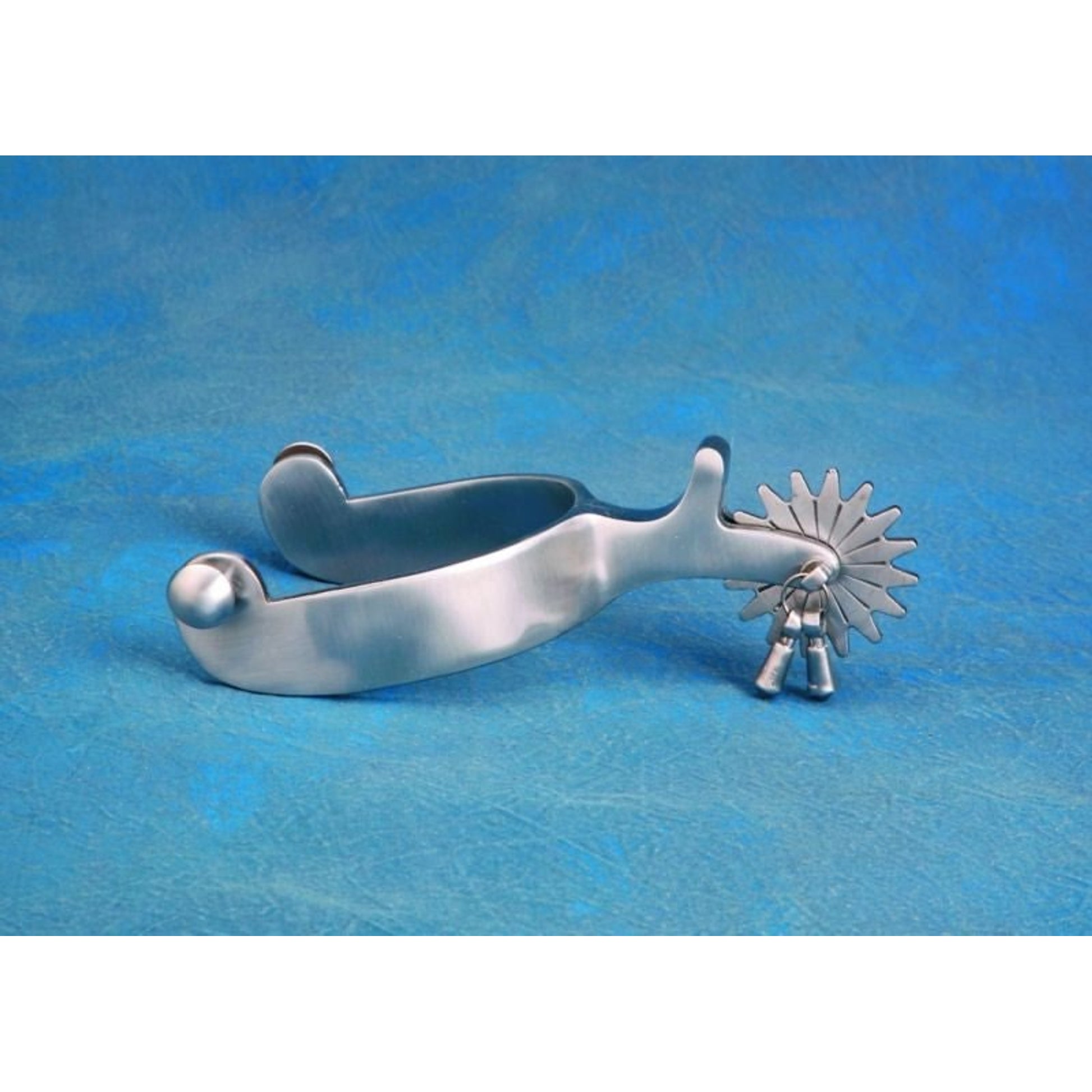 Colorado Saddlery Brushed Steel Montana Spurs