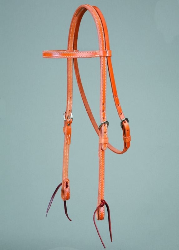 Colorado Gold Skirt Browband Headstall 5/8 MDO