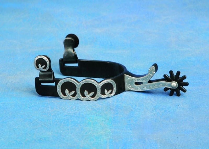Colorado Saddlery Diamond Back Rattler Spurs Brn