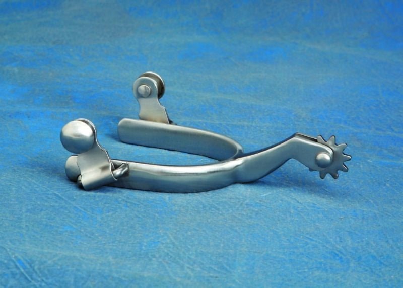 Colorado Saddlery Lady Brushed Steel Roper Spur Br