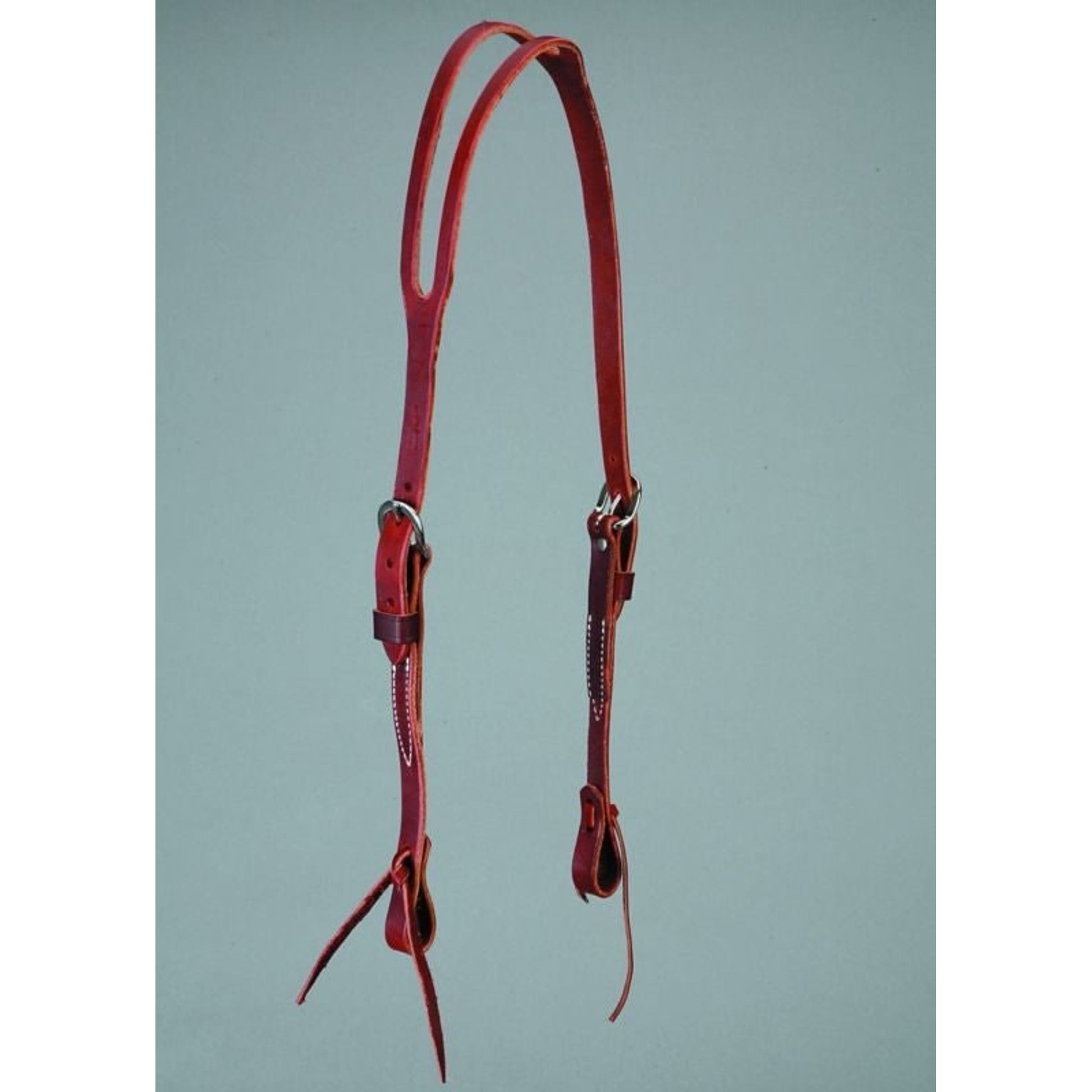 Colorado Saddlery Latigo Slip Ear Headstall 3/4 Rd