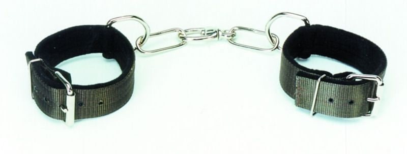 Colorado Saddle Leather Lined Web Chain Hobbles