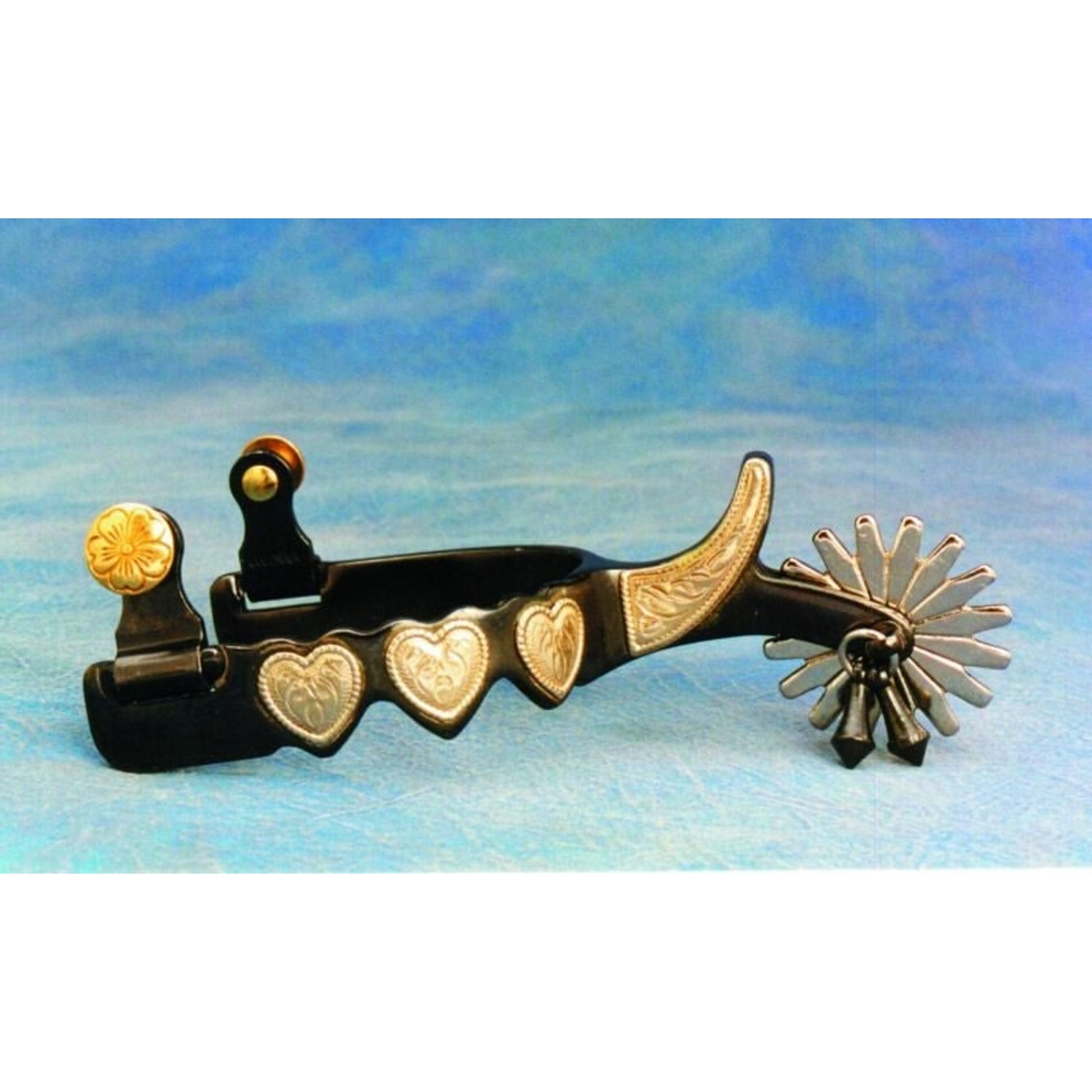 Colorado Saddlery Romero Heart Spurs Brn