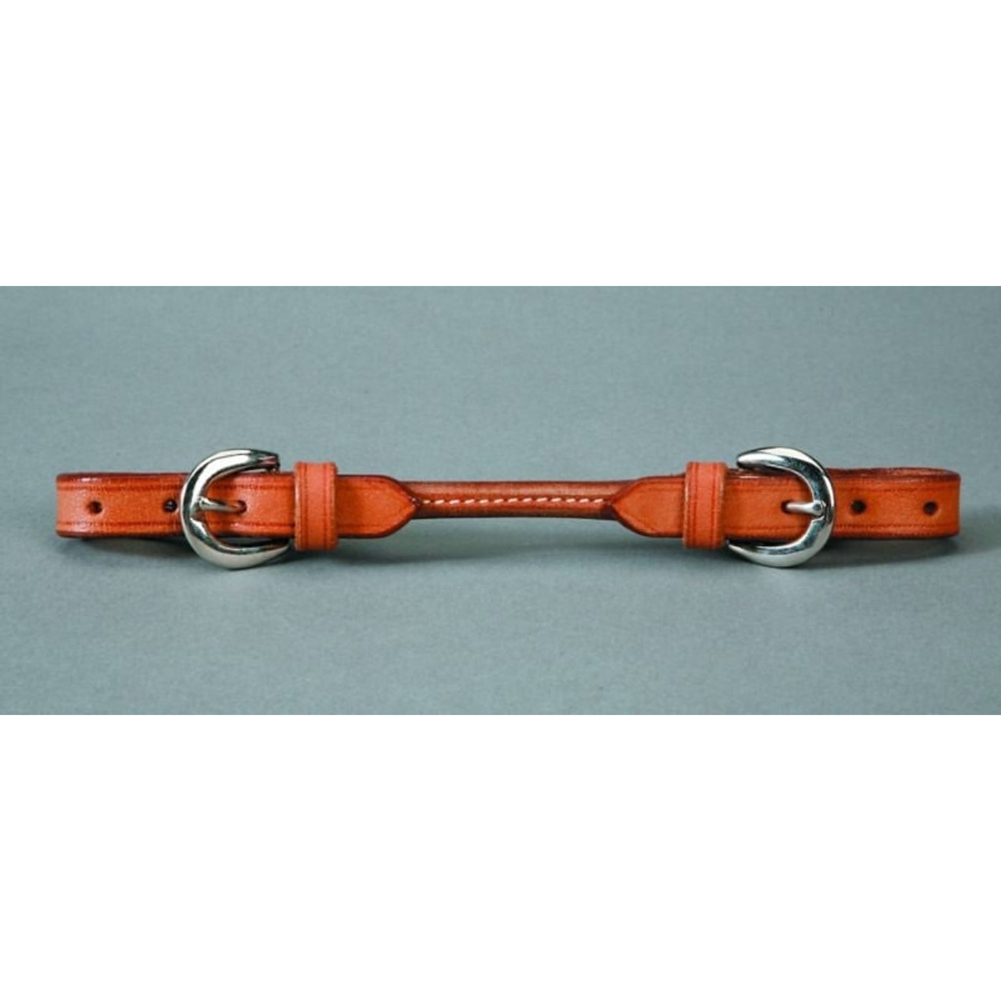 Colorado Saddlery Round Leather Curb Strap Brn