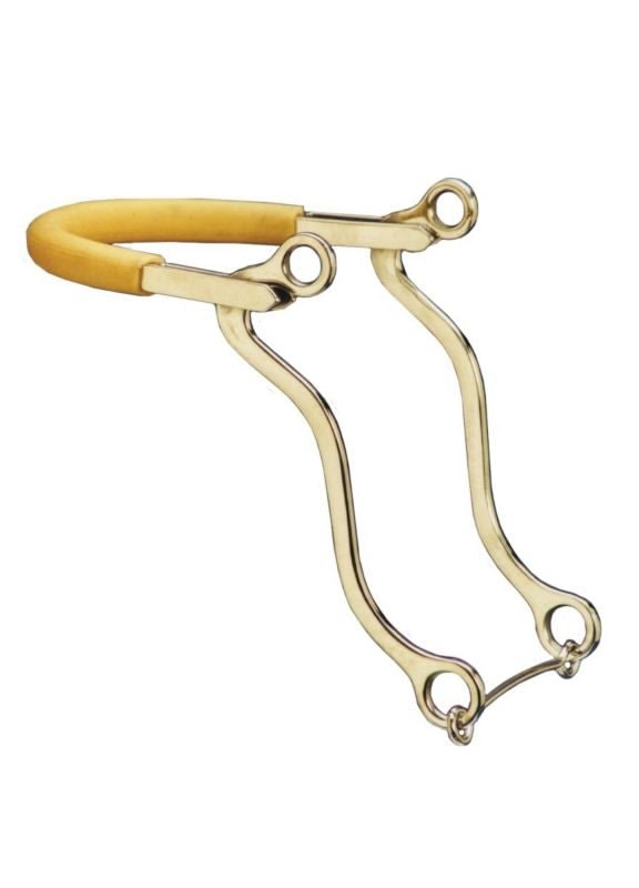 Rubber Covered Chain Hackamore Stainless Steel
