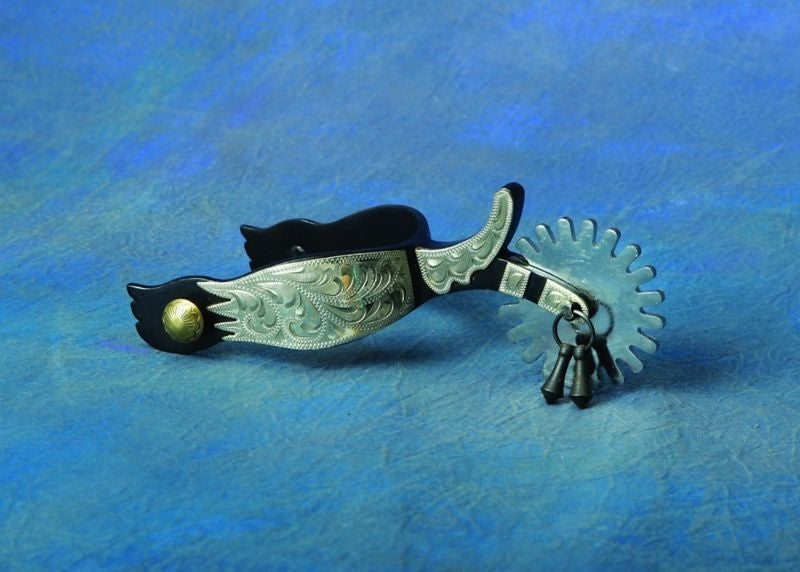Colorado Saddlery Silverwing Spurs Brn