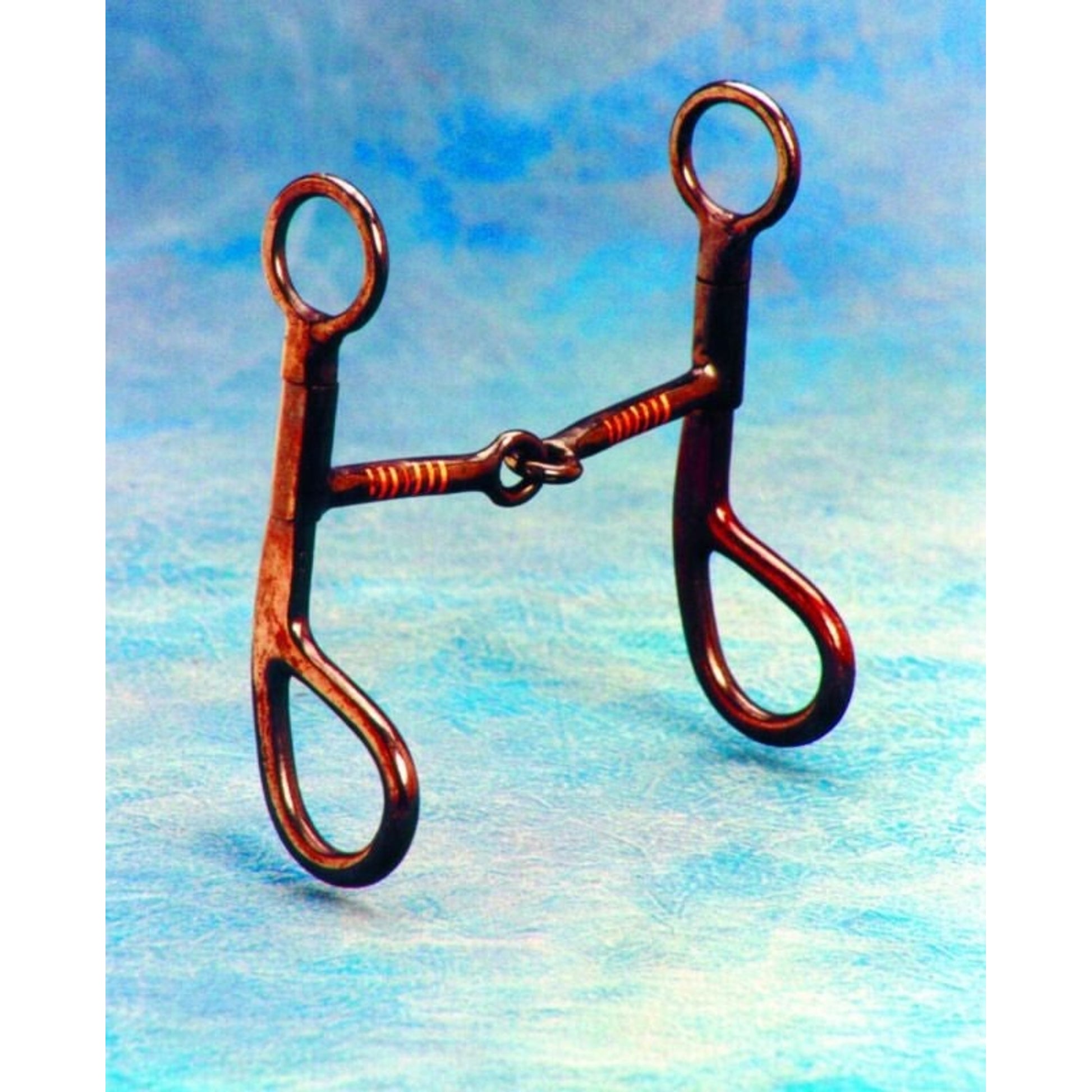 Colorado Saddlery Tear Drop Cheek Train Bit 5 Brn
