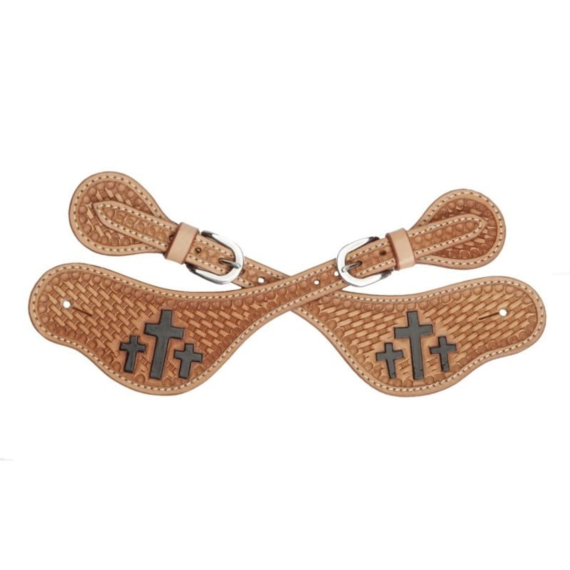 Colorado Saddle Three Crosses Spur Straps