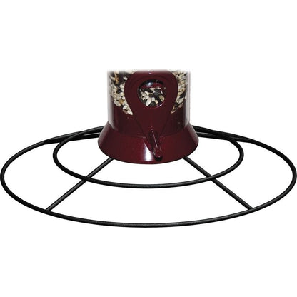 Droll Yankees Tidy Perch And Bird Feeder Stand Blk