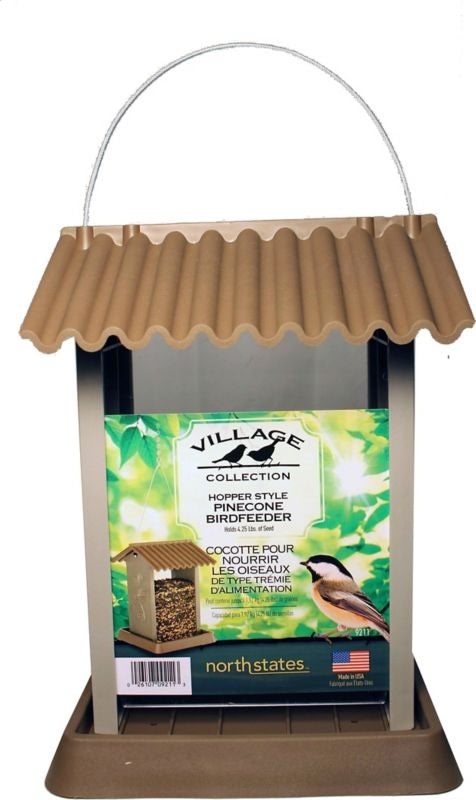 North States Village Pinecone Bird Feeder Brown
