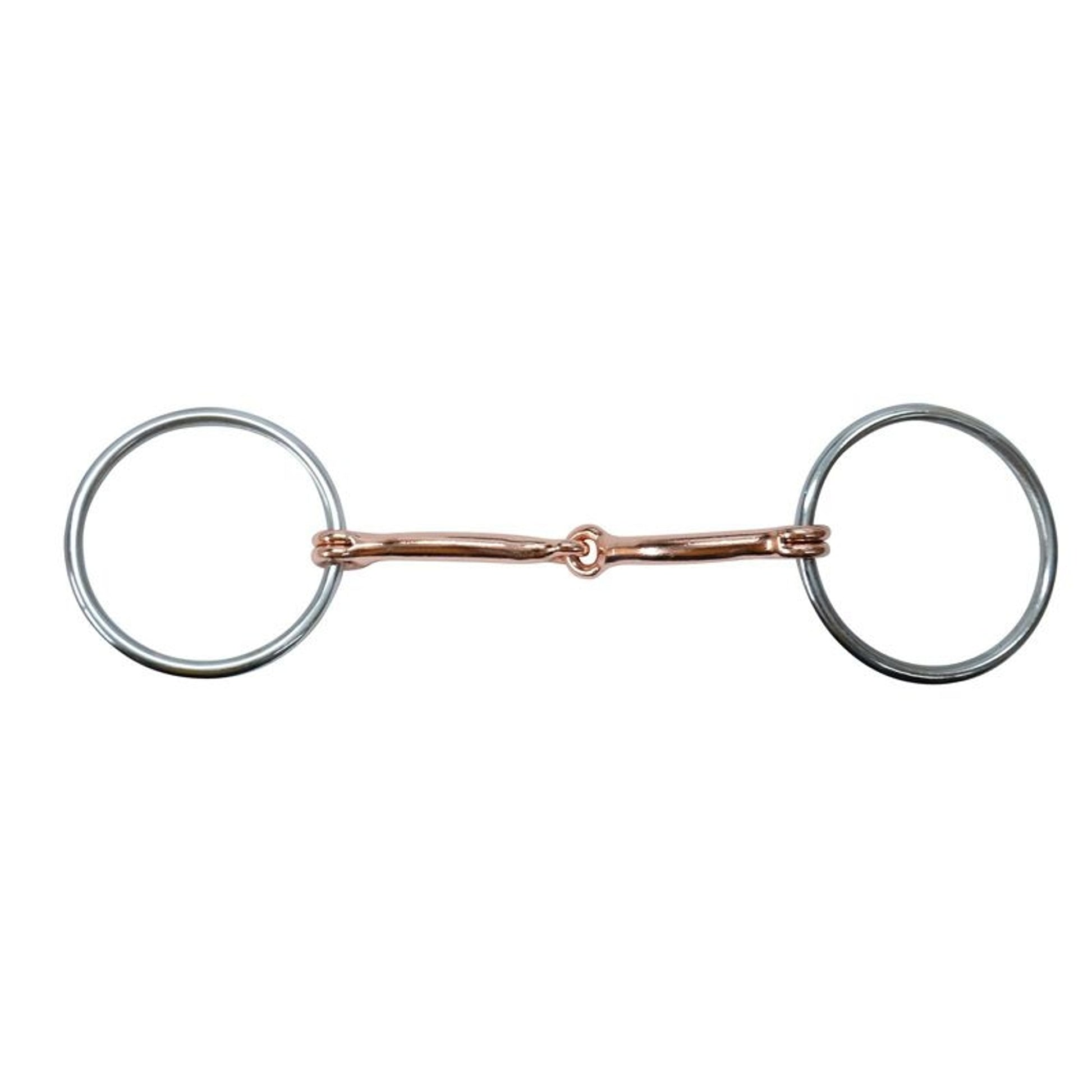 Reinsman Diamond R 3/8 O-Ring Smooth Snaffle Bit