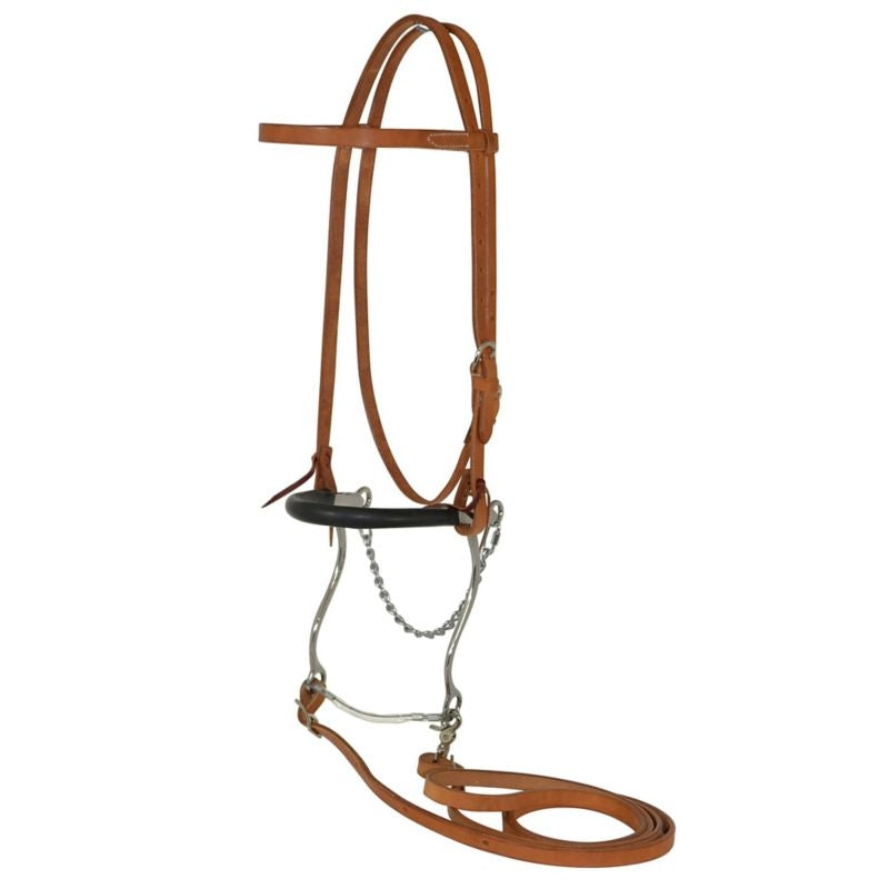 Reinsman Diam R Hackamore Browband Bridle Set