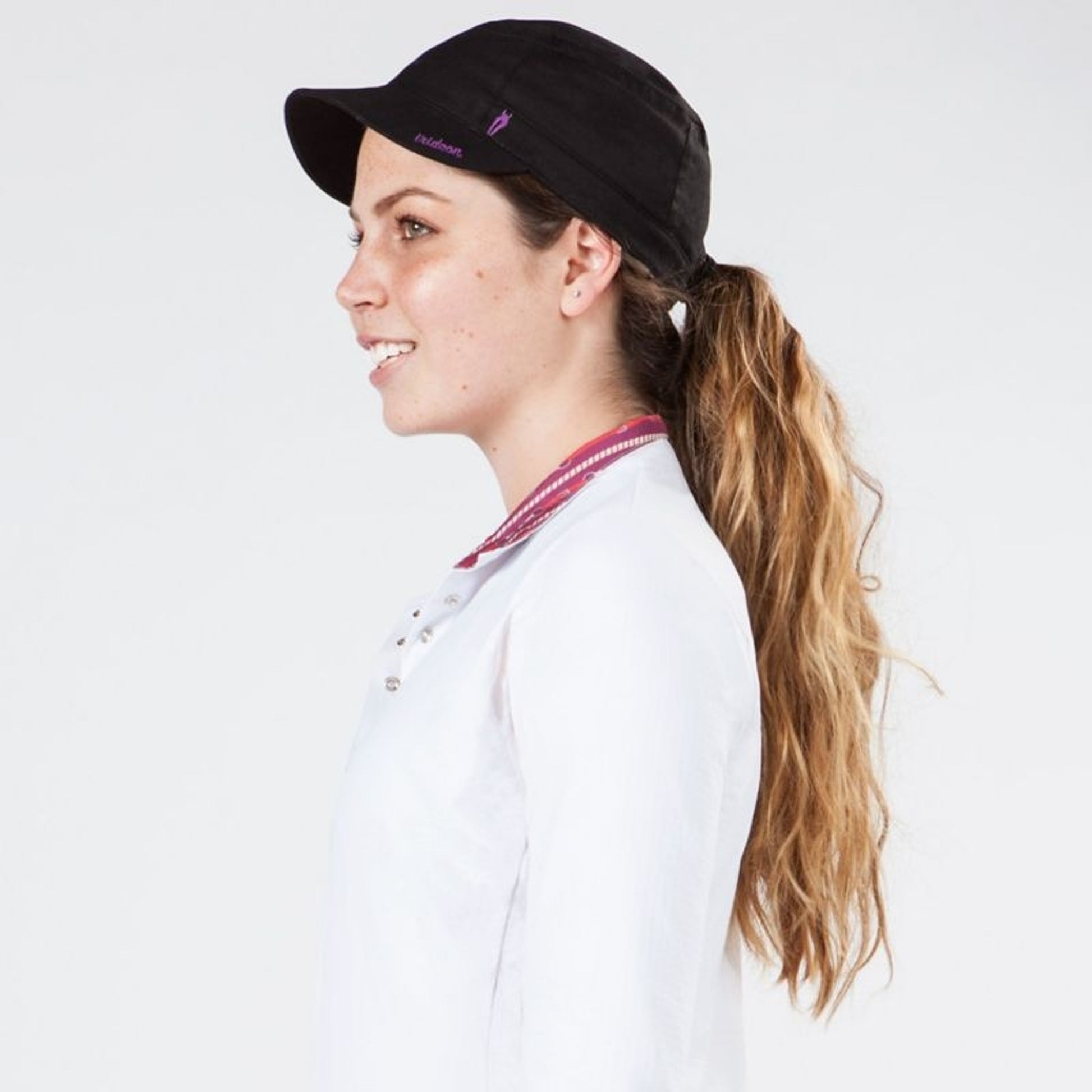 Irideon Ladies Cavalry Cap Black