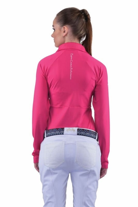 Equine Couture Lady Oslo Knee Patch Breech 32 Wht
