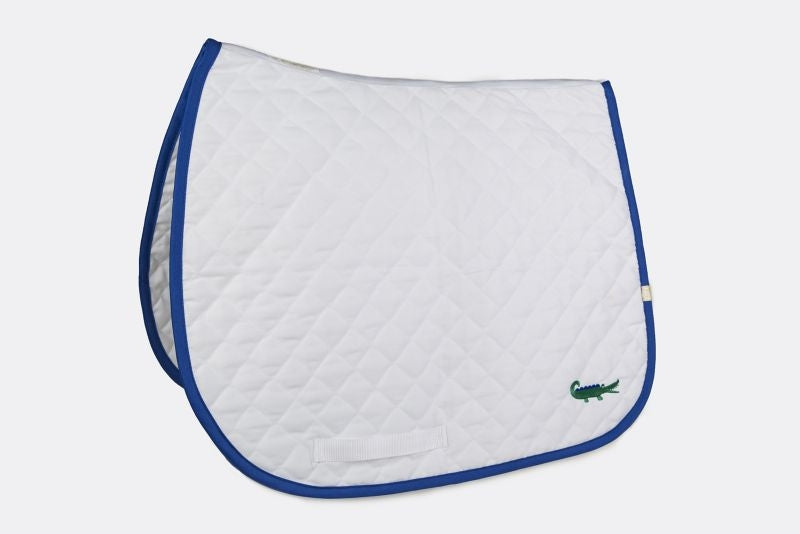 Lettia Embroidered Baby PadBk/Wh