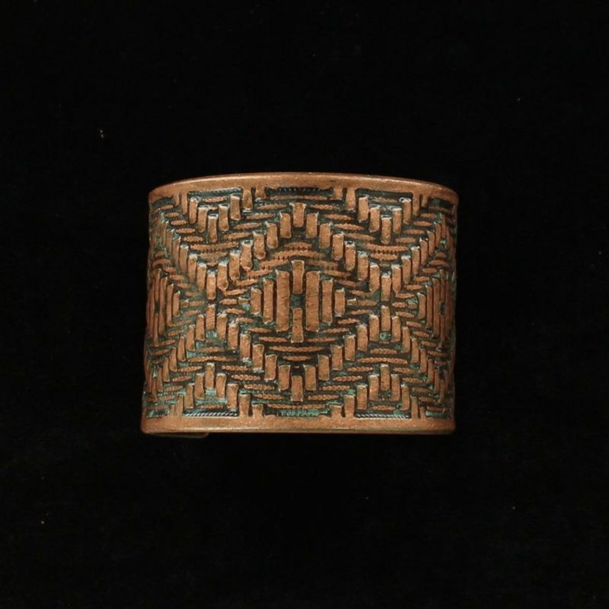Blazin Roxx Aztec Rope Design Cuff BraceletCopper