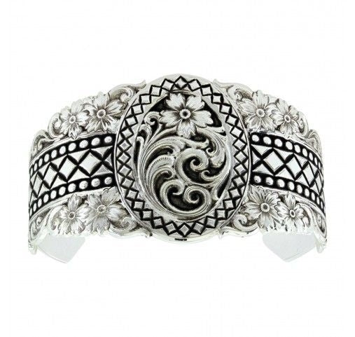 Montana Silver Wilderness Tapestry Cuff Bracelet