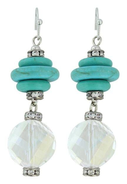 Montana Jewelry Layer/Iridescent Drop Earrings
