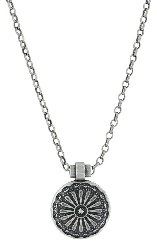 Attitude Jewelry Antiqued Sunflower Necklace