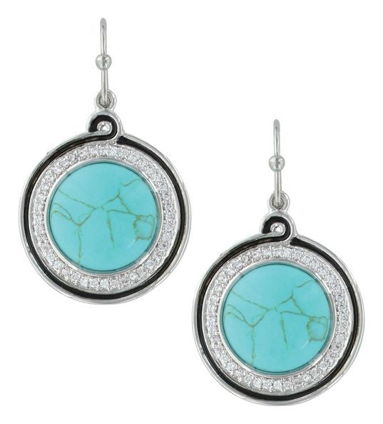 MontanaSilversmith Classic Turq Medallion Earring