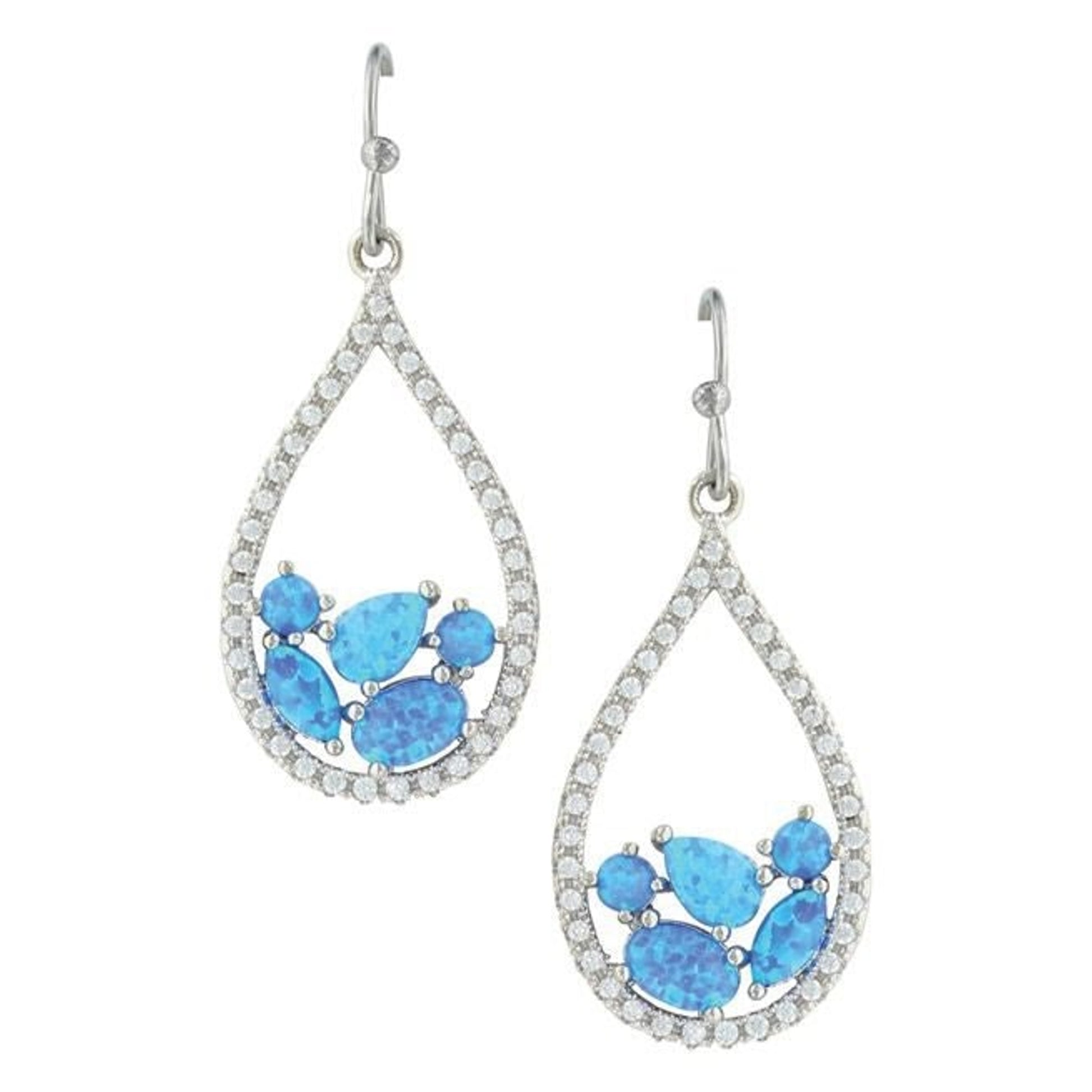 River Of Lights Tumbled Stones Teardrop Earrings