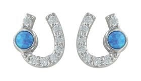 Montana Silversmiths Lightfoot Horseshoe Earrings