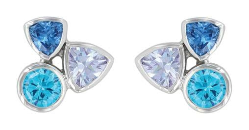 Montana River Of Light Cold Water Cluster Earrings