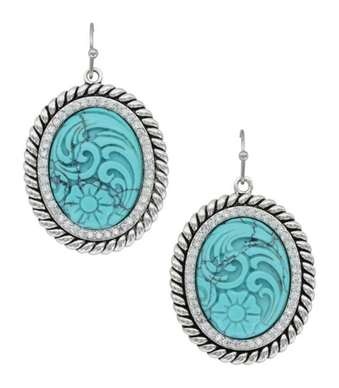 Montana Silver Carved Legacy Earrings