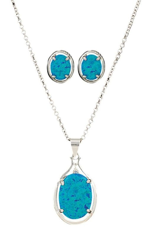 River Of Lights Mountain Lake Jewelry Set