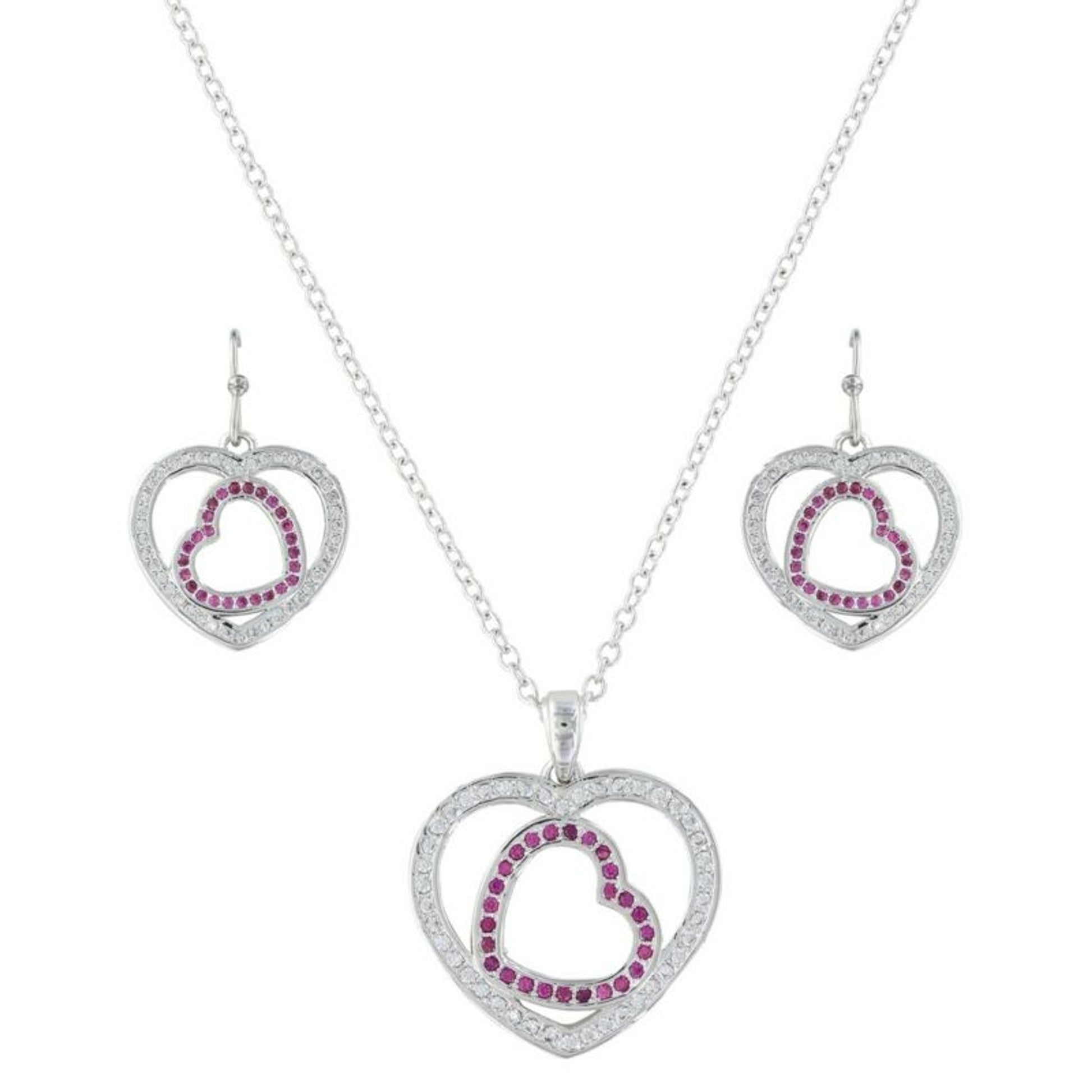 MontanaSilver Loves First Blush Heart Jewelry Set
