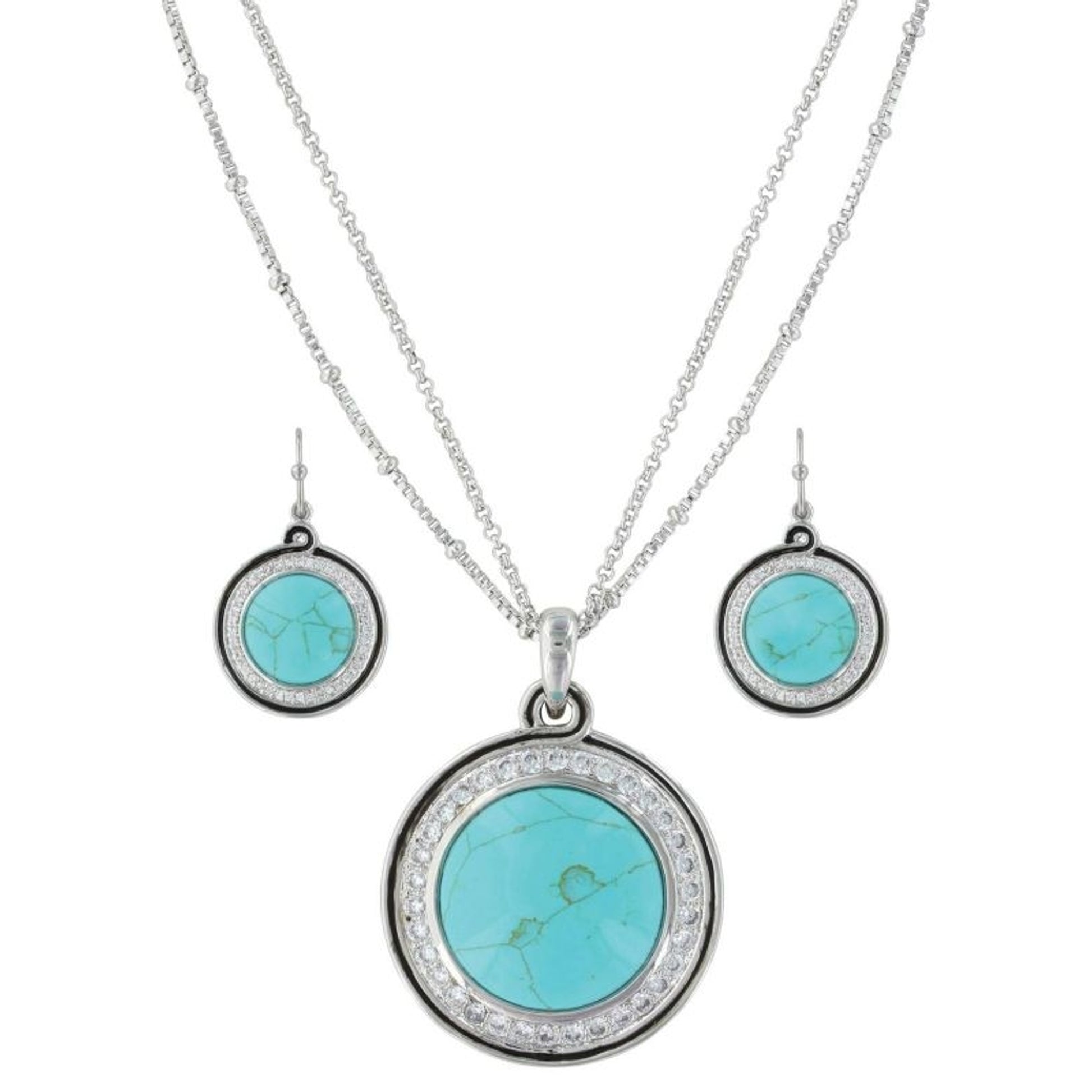 Montana Classic Turquoise Medallion Jewelry Set
