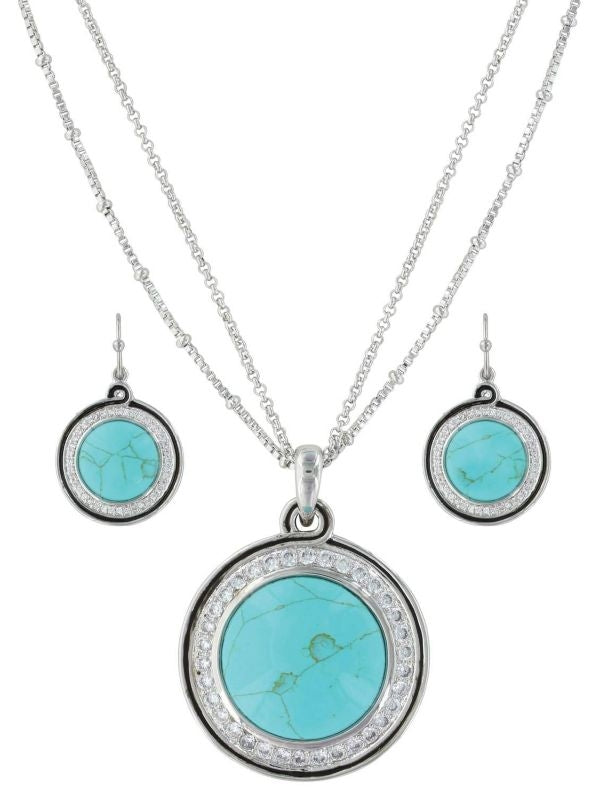 Montana Classic Turquoise Medallion Jewelry Set