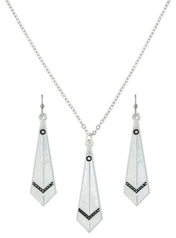 Montana Silver Keen Feather Jewelry Set